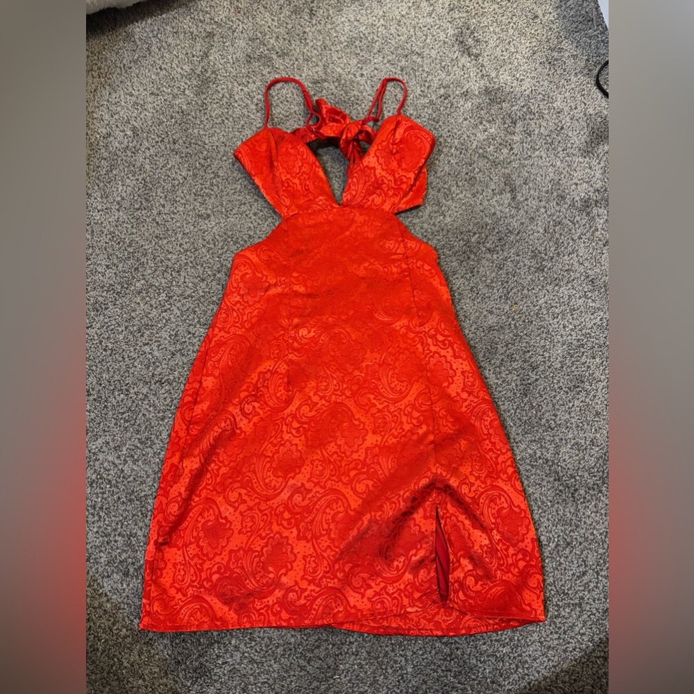 Lucy in the Sky Red Mini Dress